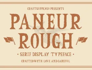 Paneur Rough font