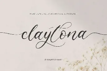 Claytona font