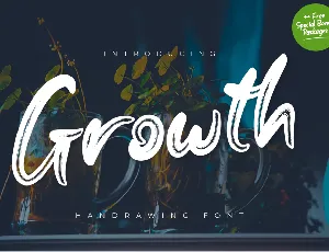 Growth font