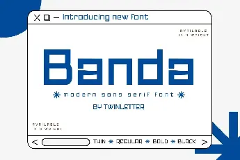 Banda Personal Use font