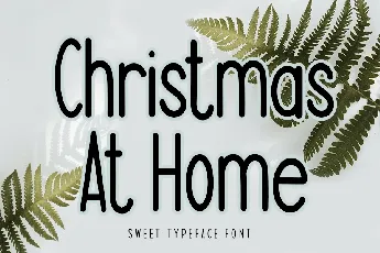 Christmas At Home font