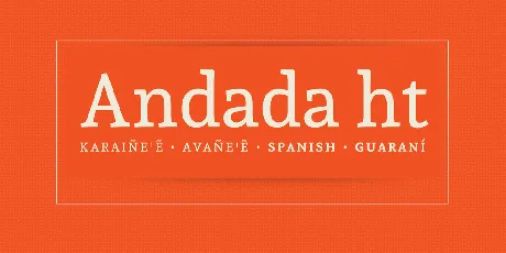 Andada Family font