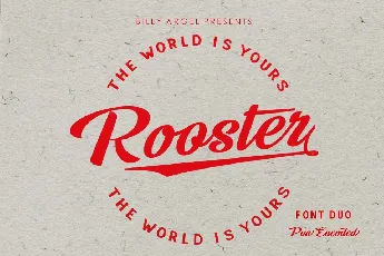 Rooster Bold Script font