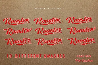 Rooster Bold Script font