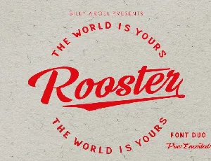 Rooster Bold Script font