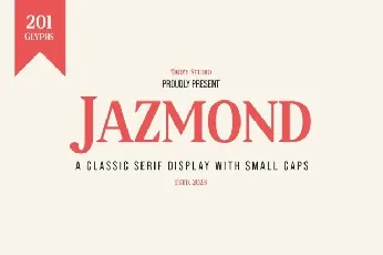 Jazmond font