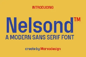 Nelsond font