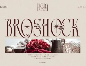 Broshock font