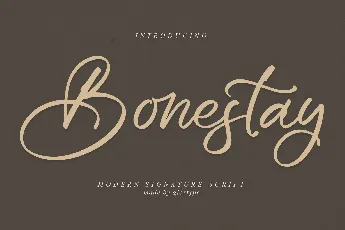 Bonestay font