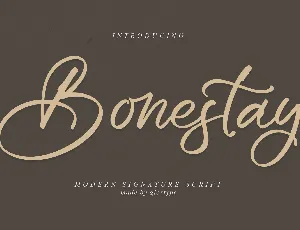 Bonestay font