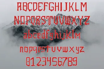 Mountain King font