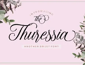 Thuressia Script font