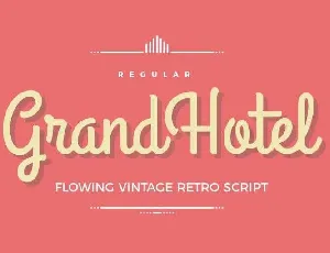 Grand Hotel font