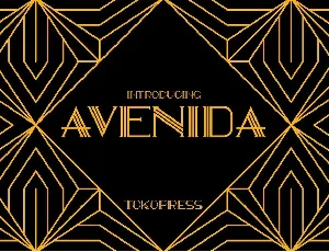 AVENIDA font