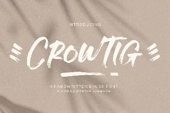 Crowtig font