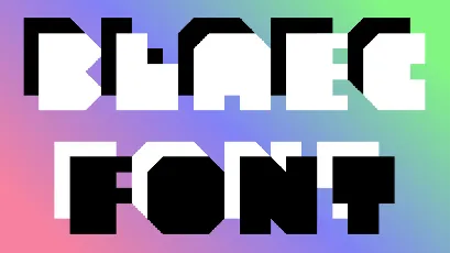 Blaec font