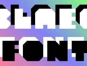 Blaec font