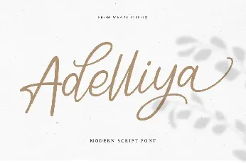 Adelliya font