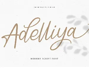 Adelliya font