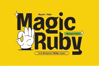 Magic Ruby font