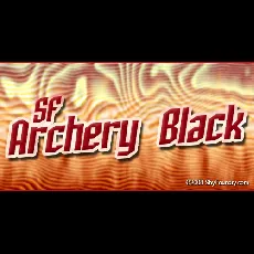 SF Archery Black font