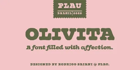 Olivita font