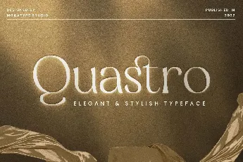 Quastro font