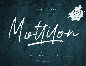 Mottilon font