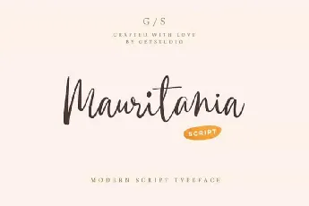 Mauritania Handwritten font