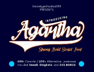 Agartha Script font