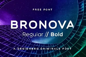 Bronova Sans font