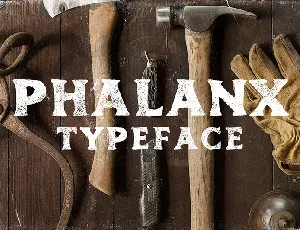 Phalanx typeface font