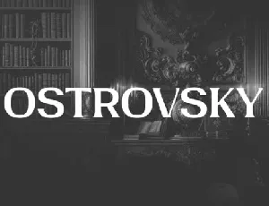 Ostrovsky font