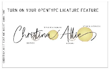 Christina Allie Script Free Download font