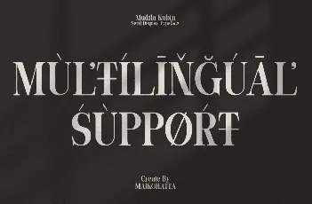 Mudila Kubin font