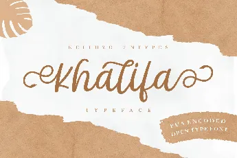 Khalifa font