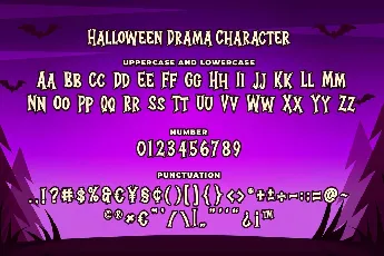 Halloween Drama font