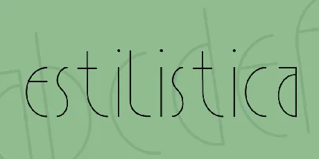 Estilistica font