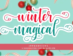 WinterMagical font