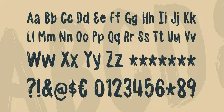 Madpakke DEMO font