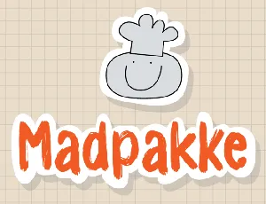 Madpakke DEMO font