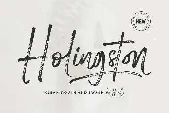 Holingston font