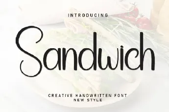 Sandwich Handwritten font