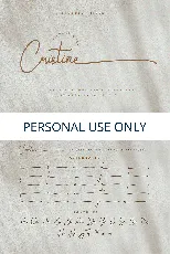 Cristine font