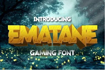 Ematane font