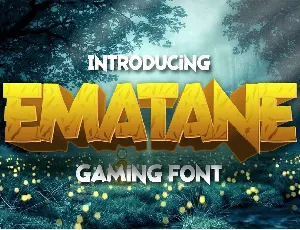 Ematane font