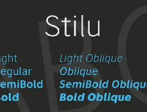 Stilu font