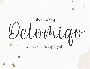 Delomiqo font