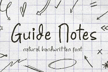 Guide Notes font