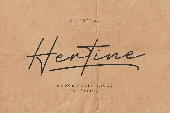 Hertine font